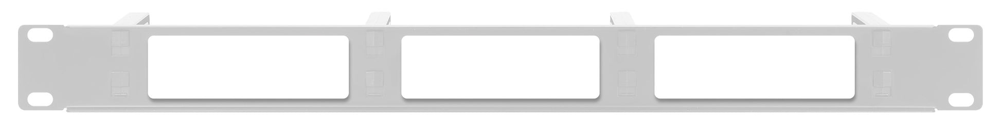 19" Kabeldurchführung, 1 HE, grau Image 4