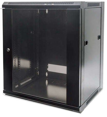 6 HE 19" Netzwerk-Wandverteiler, Standard Line, 600 mm Tiefe, schwarz Image 1