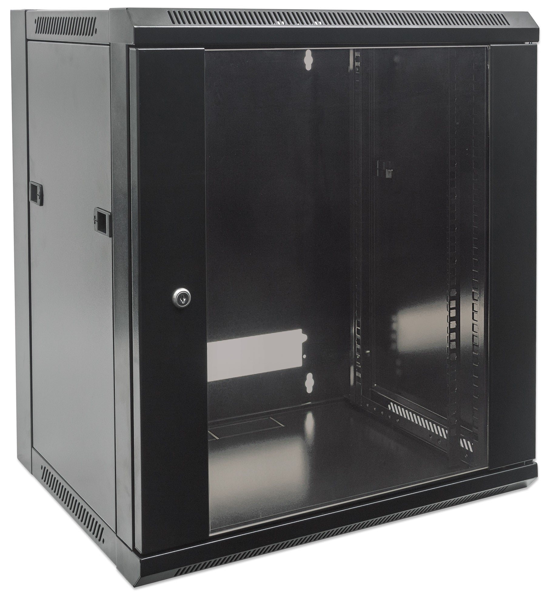6 HE 19" Netzwerk-Wandverteiler, Standard Line, 600 mm Tiefe, schwarz Image 3