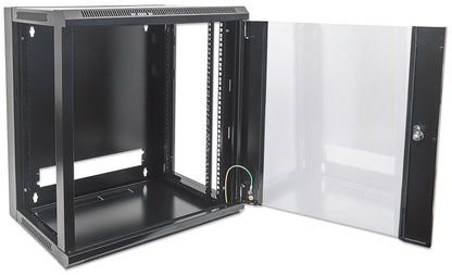 6 HE 19" Netzwerk-Wandverteiler, Standard Line, 600 mm Tiefe, schwarz Image 8