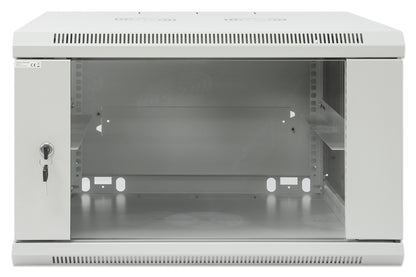 19" Wandverteiler, 6 HE, 370 (H) x 600 (B) x 600 (T) mm, grau Image 3