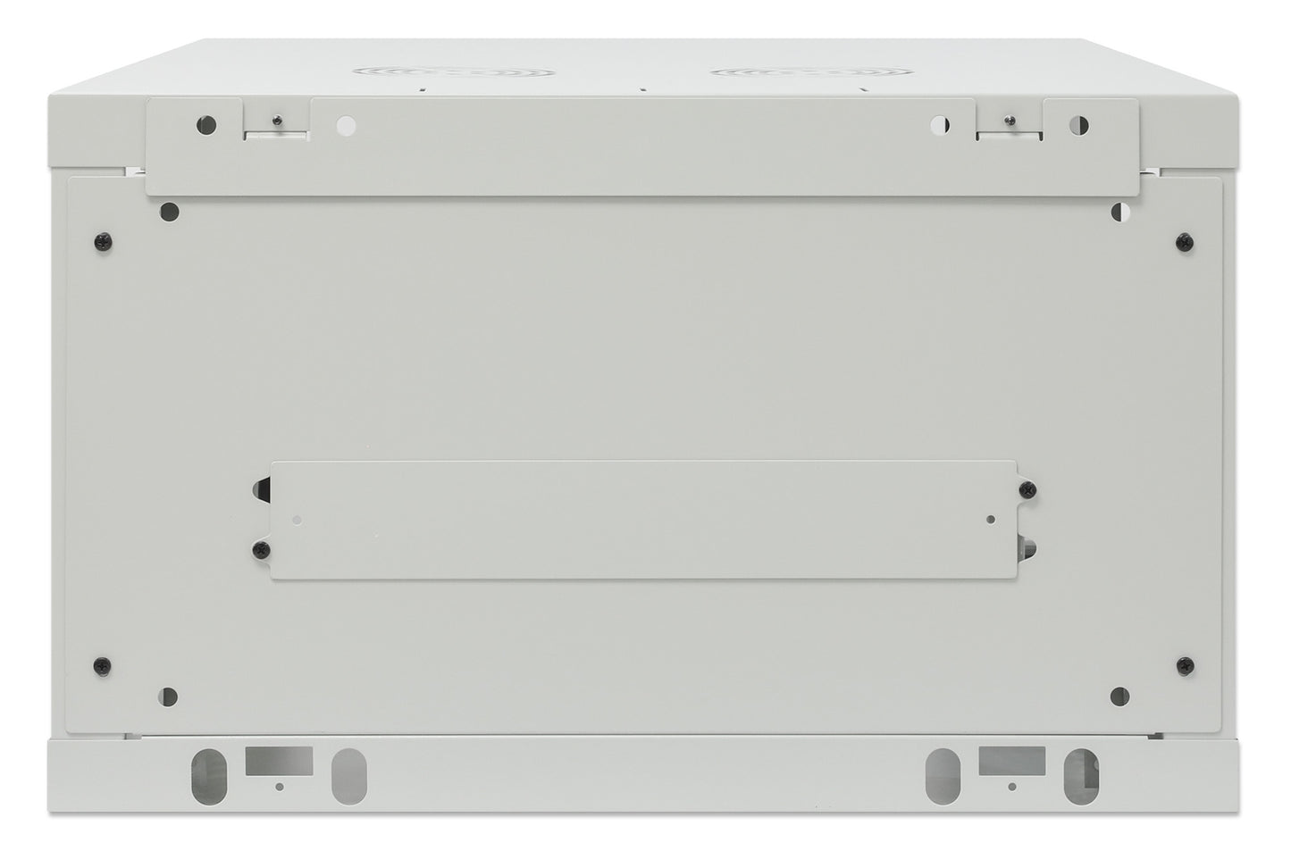 19" Wandverteiler, 6 HE, 370 (H) x 600 (B) x 600 (T) mm, grau Image 7
