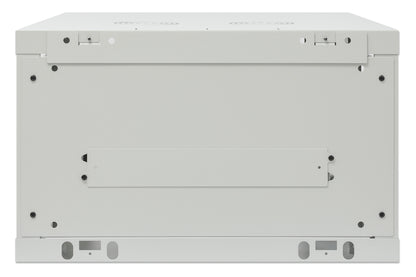 19" Wandverteiler, 6 HE, 370 (H) x 600 (B) x 600 (T) mm, grau Image 7