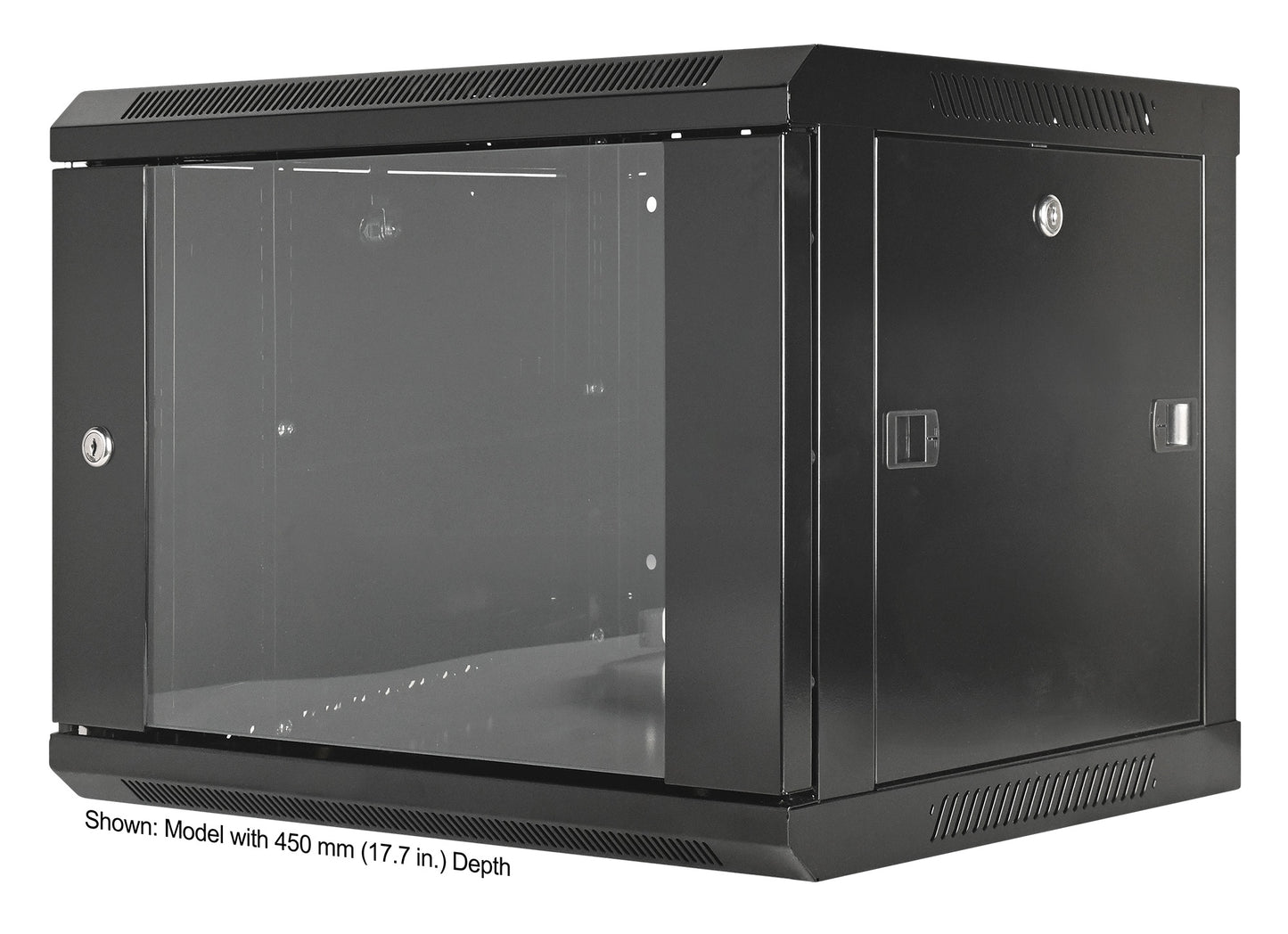 6 HE 19" Netzwerk-Wandverteiler, Standard Line, 600 mm Tiefe, schwarz Image 1