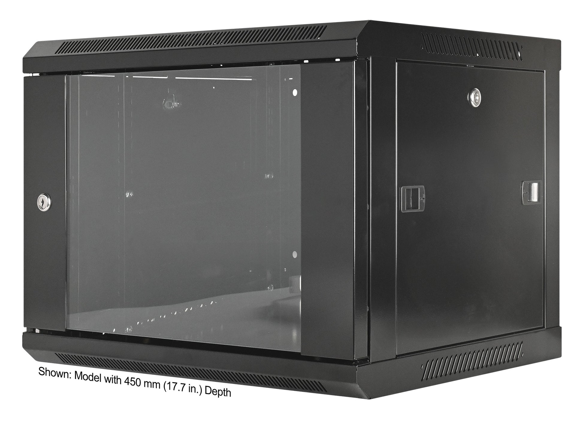 6 HE 19" Netzwerk-Wandverteiler, Standard Line, 600 mm Tiefe, schwarz Image 1