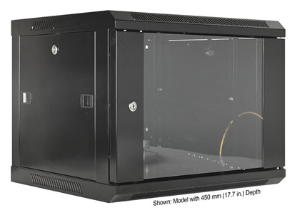 6 HE 19" Netzwerk-Wandverteiler, Standard Line, 600 mm Tiefe, schwarz Image 2