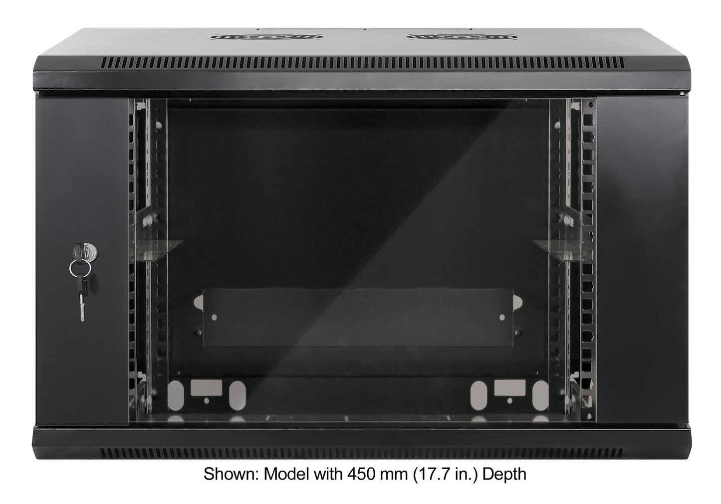 6 HE 19" Netzwerk-Wandverteiler, Standard Line, 600 mm Tiefe, schwarz Image 3