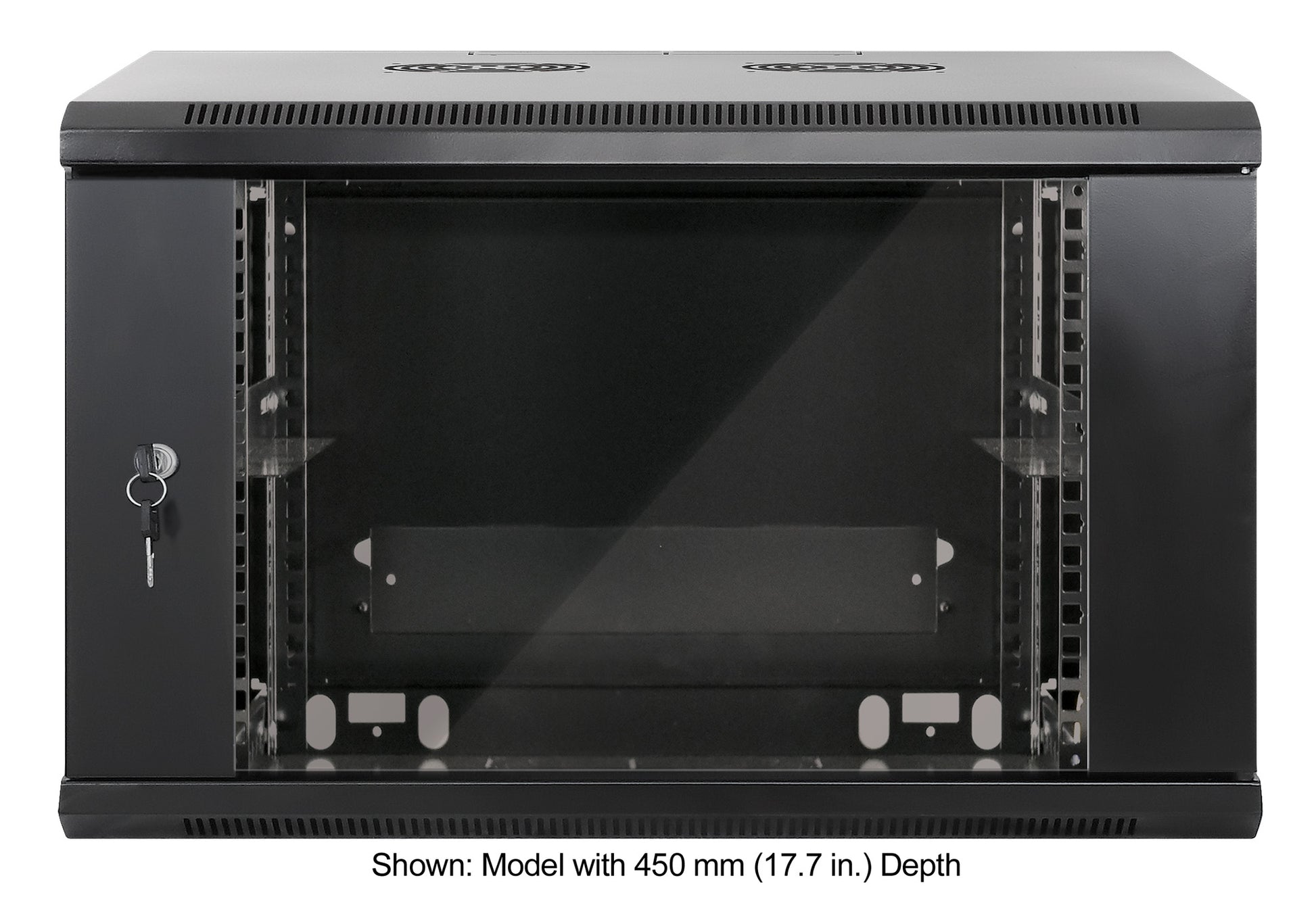 6 HE 19" Netzwerk-Wandverteiler, Standard Line, 600 mm Tiefe, schwarz Image 3