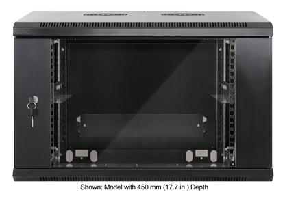 6 HE 19" Netzwerk-Wandverteiler, Standard Line, 600 mm Tiefe, schwarz Image 3