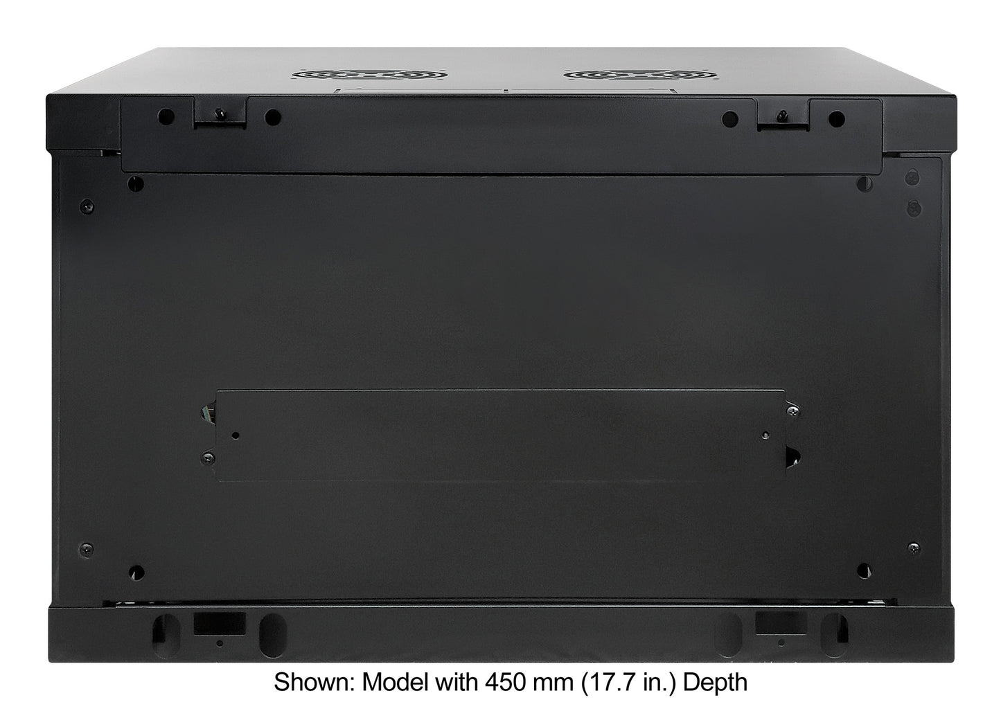 6 HE 19" Netzwerk-Wandverteiler, Standard Line, 600 mm Tiefe, schwarz Image 4
