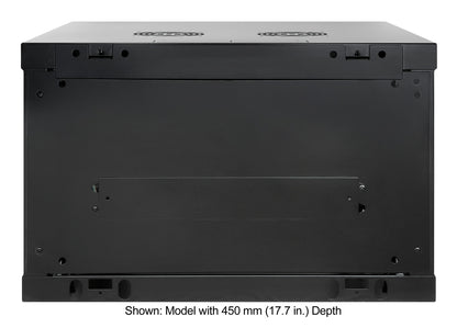 6 HE 19" Netzwerk-Wandverteiler, Standard Line, 600 mm Tiefe, schwarz Image 4