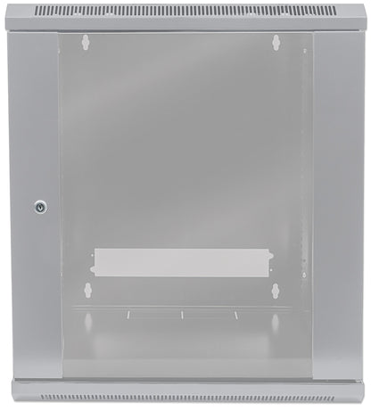 9 HE 19" Netzwerk-Wandverteiler, Standard Line, 450 mm Tiefe, grau Image 4