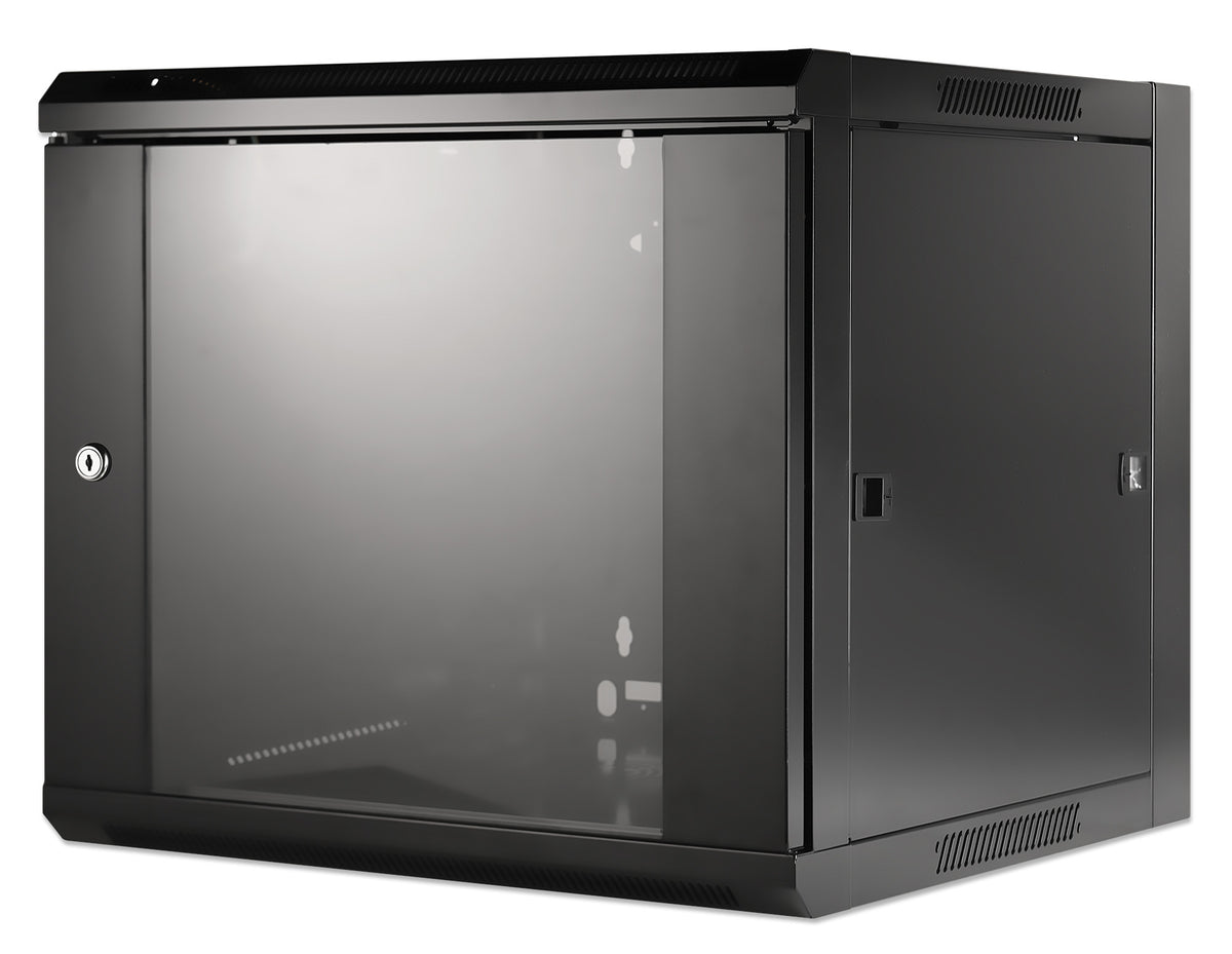 9 HE 19" Netzwerk-Wandverteiler, Standard Line, 600 mm Tiefe, schwarz Image 1