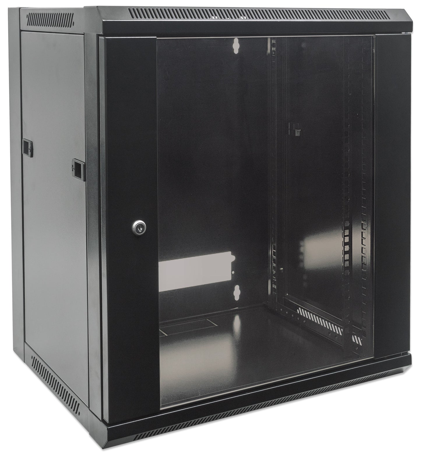 12 HE 19" Netzwerk-Wandverteiler, Standard Line, 600 mm Tiefe, schwarz Image 3