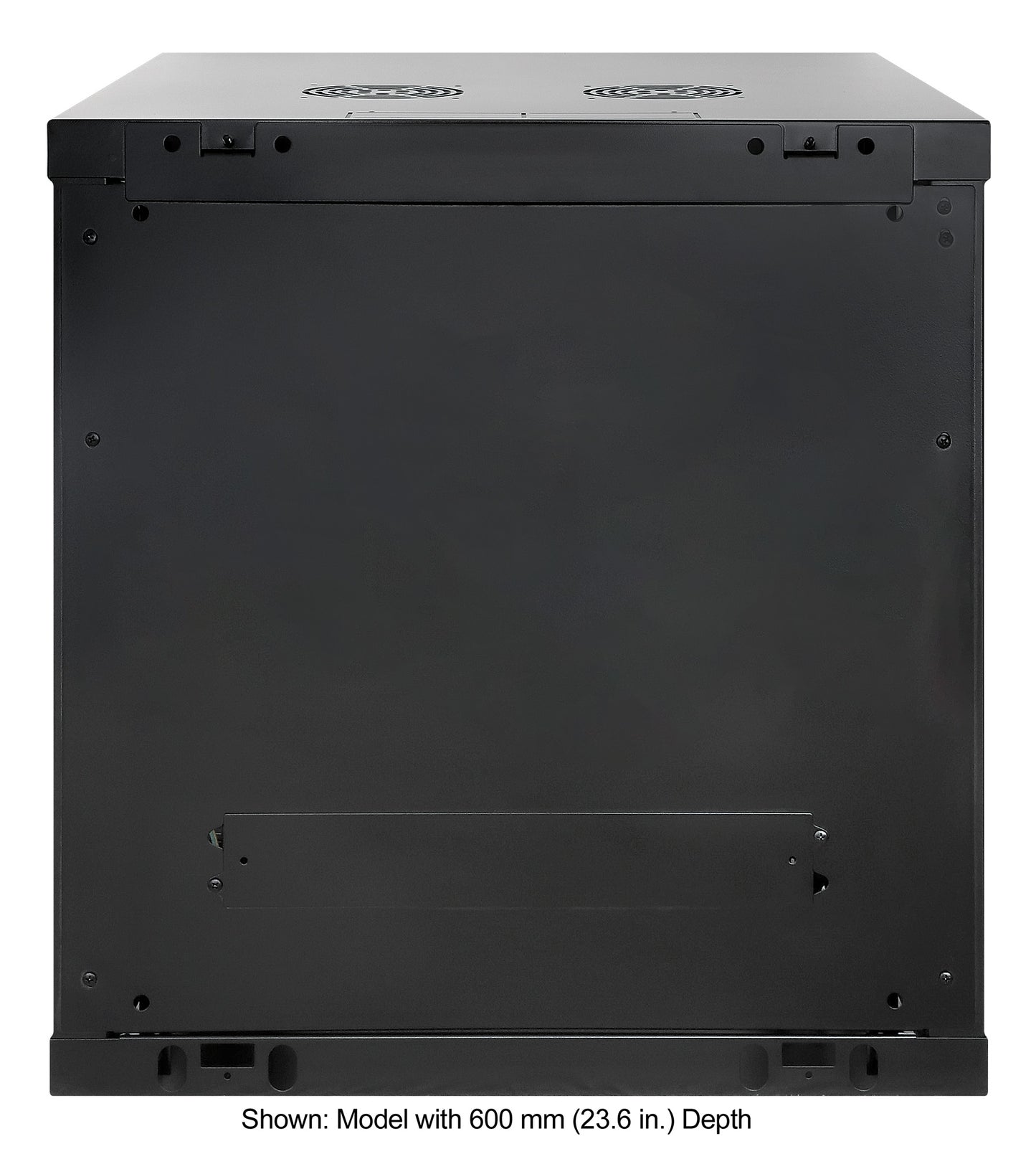12 HE 19" Netzwerk-Wandverteiler, Standard Line, 450 mm Tiefe, schwarz Image 4