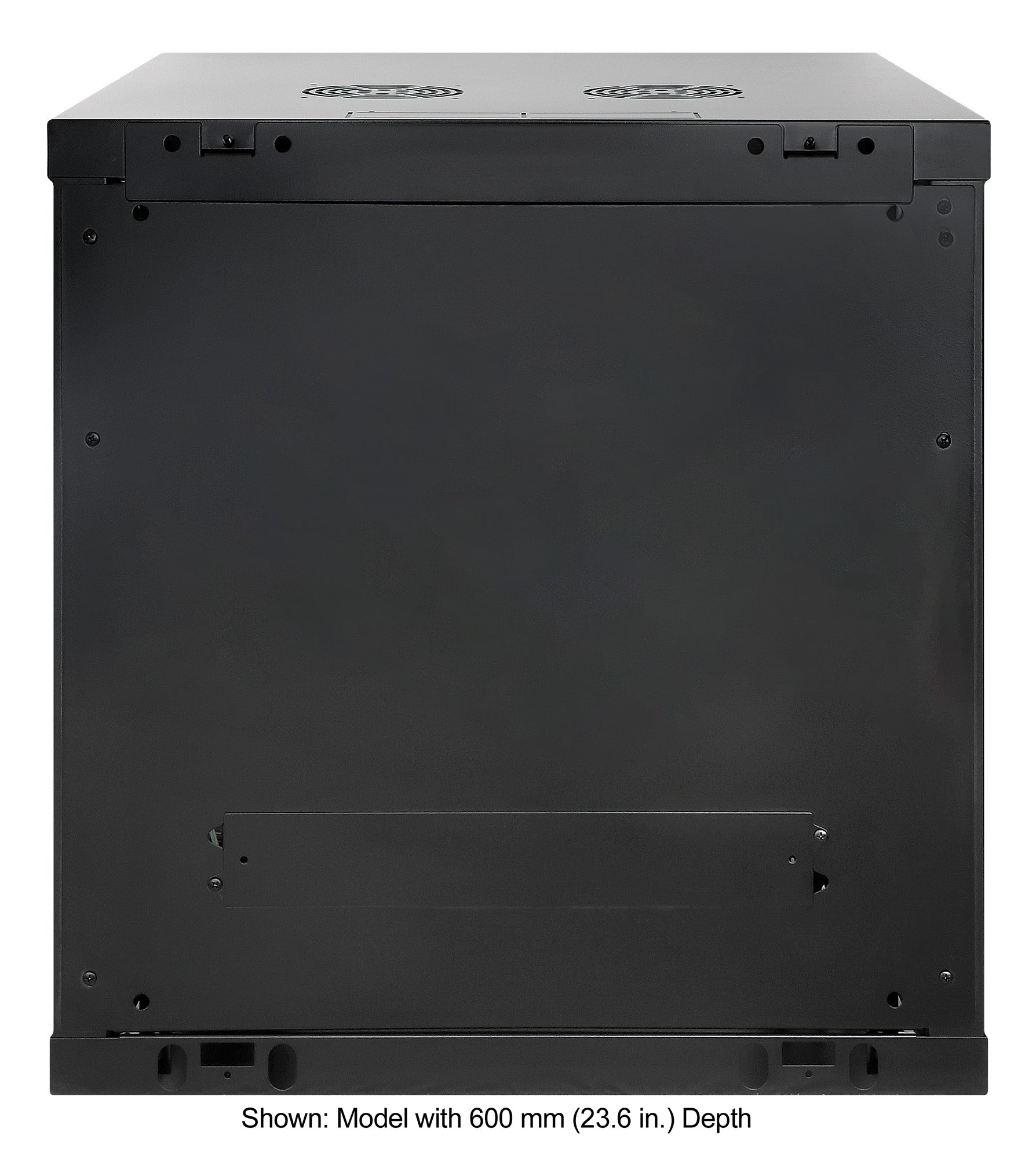 12 HE 19" Netzwerk-Wandverteiler, Standard Line, 450 mm Tiefe, schwarz Image 4