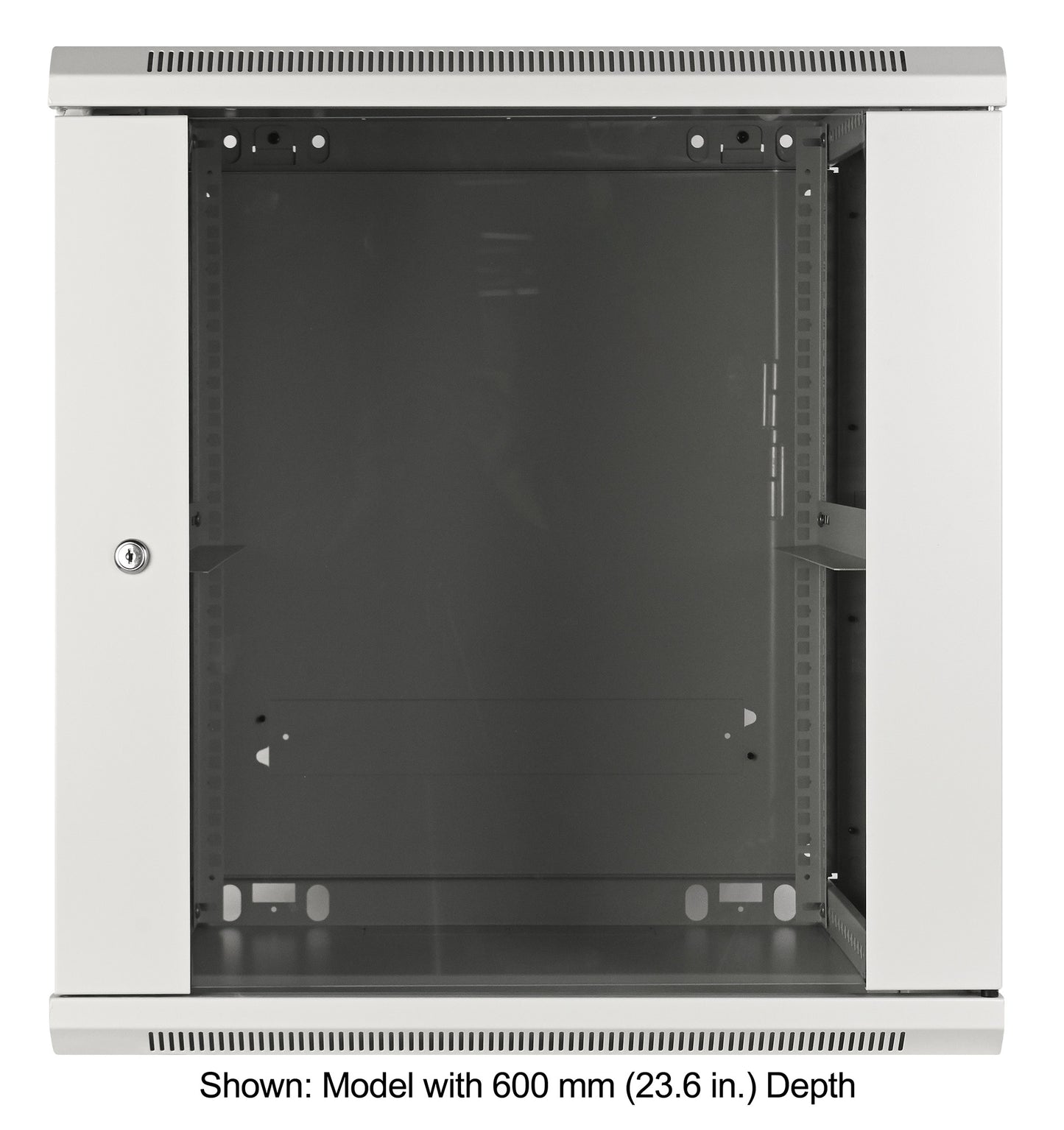12 HE 19" Netzwerk-Wandverteiler, Standard Line, 450 mm Tiefe, grau Image 3