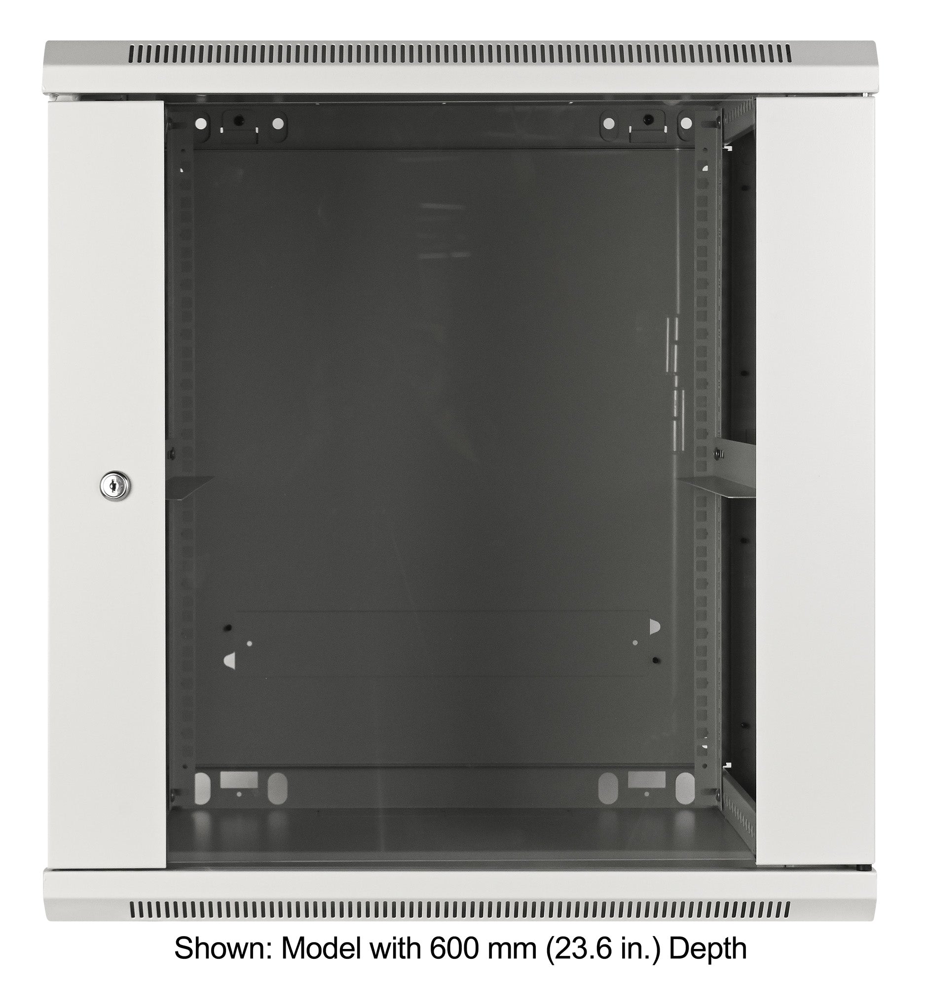 12 HE 19" Netzwerk-Wandverteiler, Standard Line, 450 mm Tiefe, grau Image 3