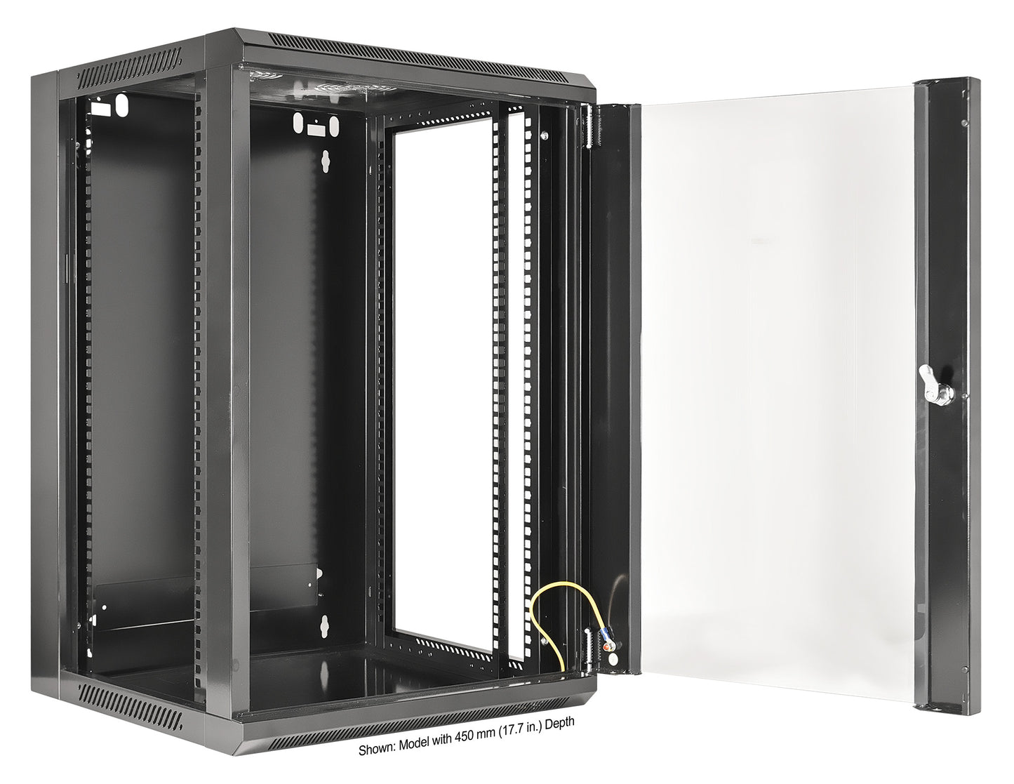 15 HE 19" Netzwerk-Wandverteiler, Standard Line, 600 mm Tiefe, schwarz Image 6