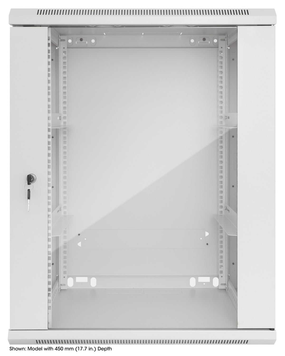 15 HE 19" Netzwerk-Wandverteiler, Standard Line, 600 mm Tiefe, grau Image 3