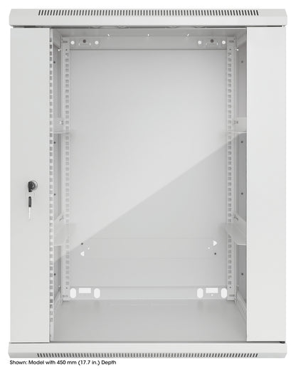 15 HE 19" Netzwerk-Wandverteiler, Standard Line, 600 mm Tiefe, grau Image 3