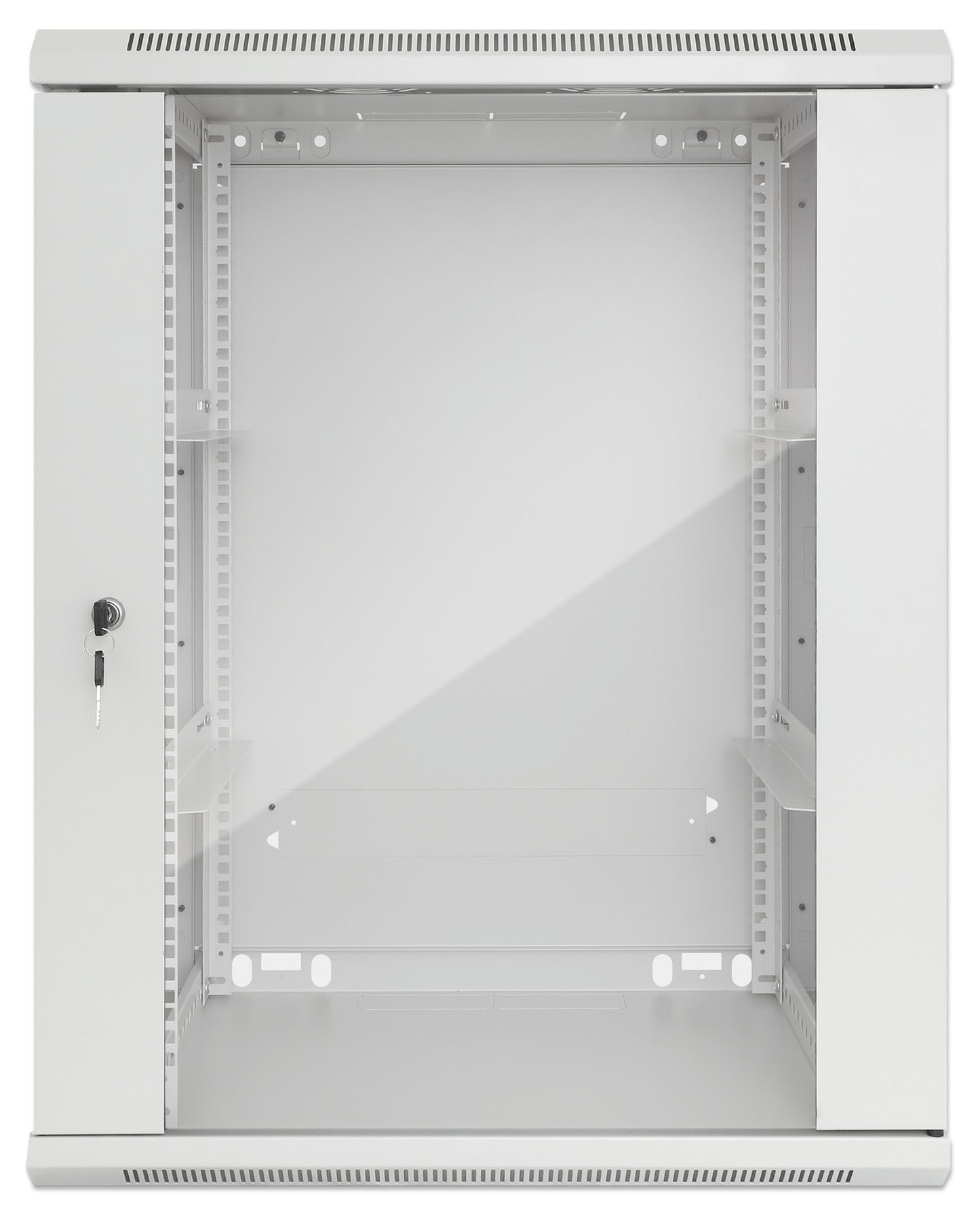 15 HE 19" Netzwerk-Wandverteiler, Standard Line, 450 mm Tiefe, grau Image 3