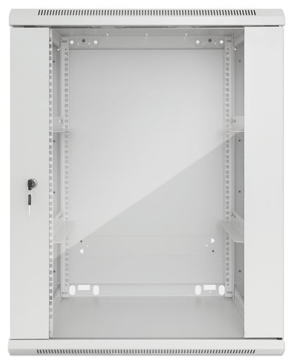 15 HE 19" Netzwerk-Wandverteiler, Standard Line, 450 mm Tiefe, grau Image 3