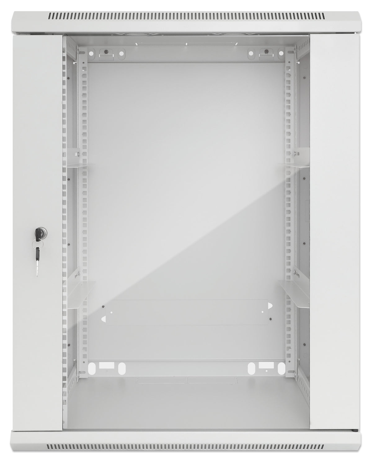 15 HE 19" Netzwerk-Wandverteiler, Standard Line, 450 mm Tiefe, grau Image 3