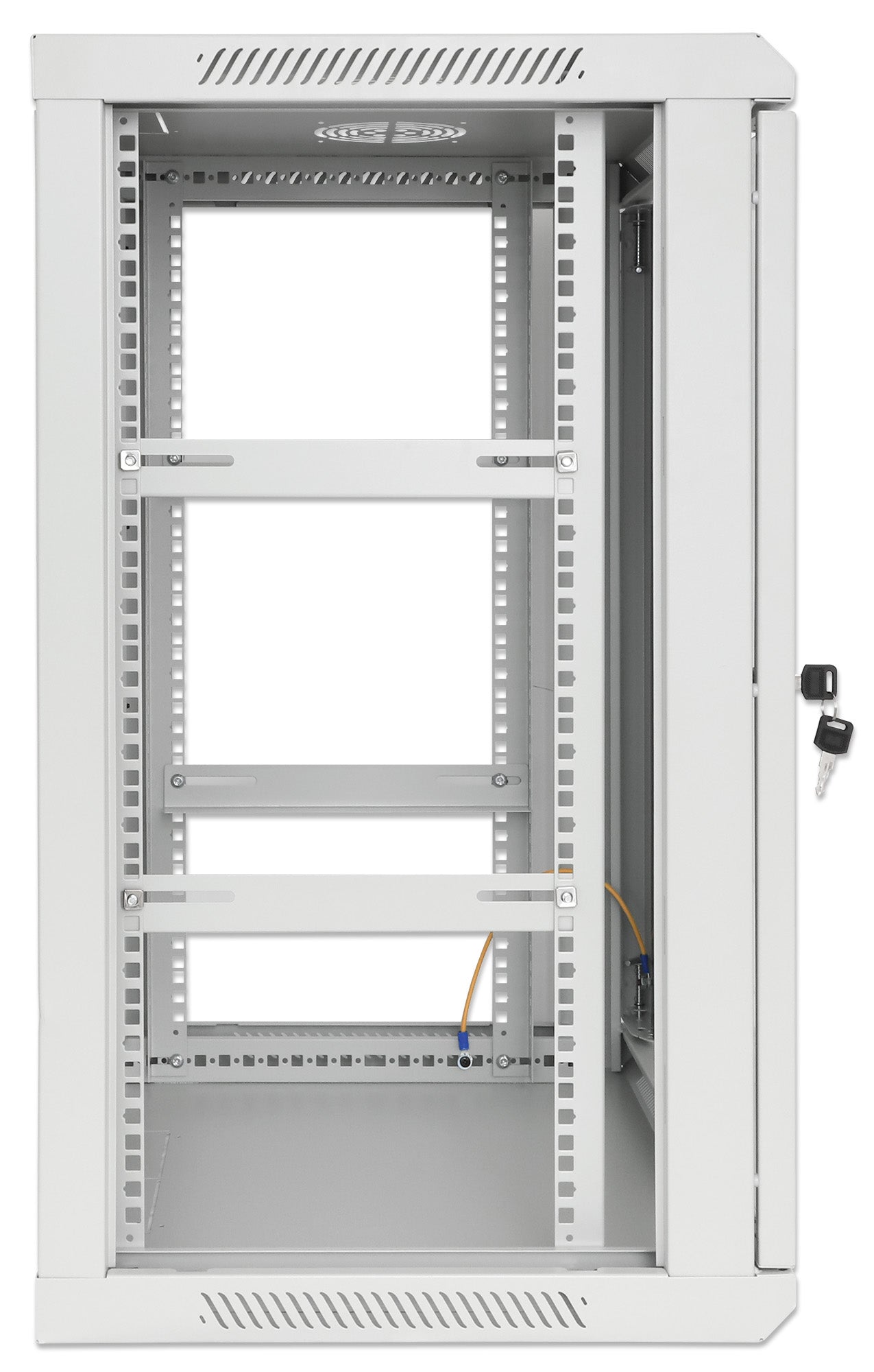 15 HE 19" Netzwerk-Wandverteiler, Standard Line, 450 mm Tiefe, grau Image 5