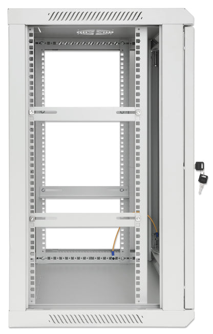 15 HE 19" Netzwerk-Wandverteiler, Standard Line, 450 mm Tiefe, grau Image 5