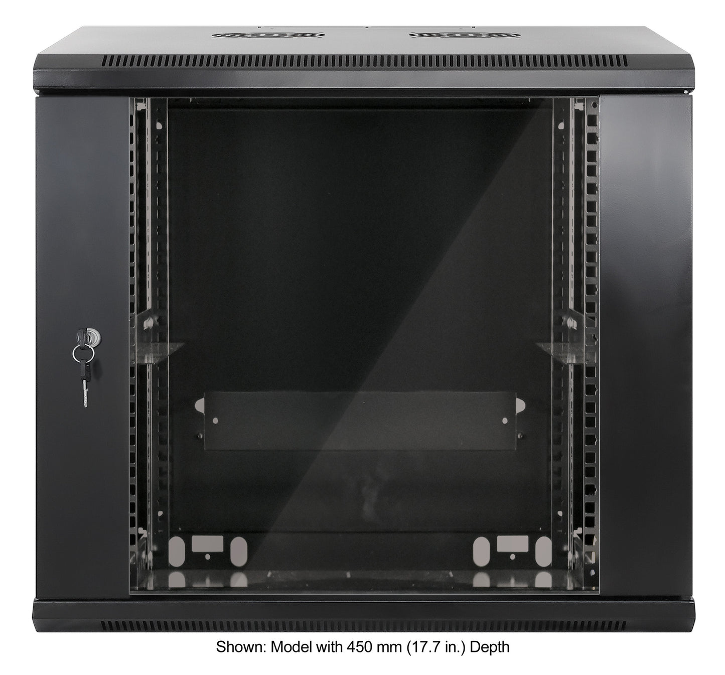 9 HE 19" Netzwerk-Wandverteiler, Standard Line, 600 mm Tiefe, schwarz Image 3