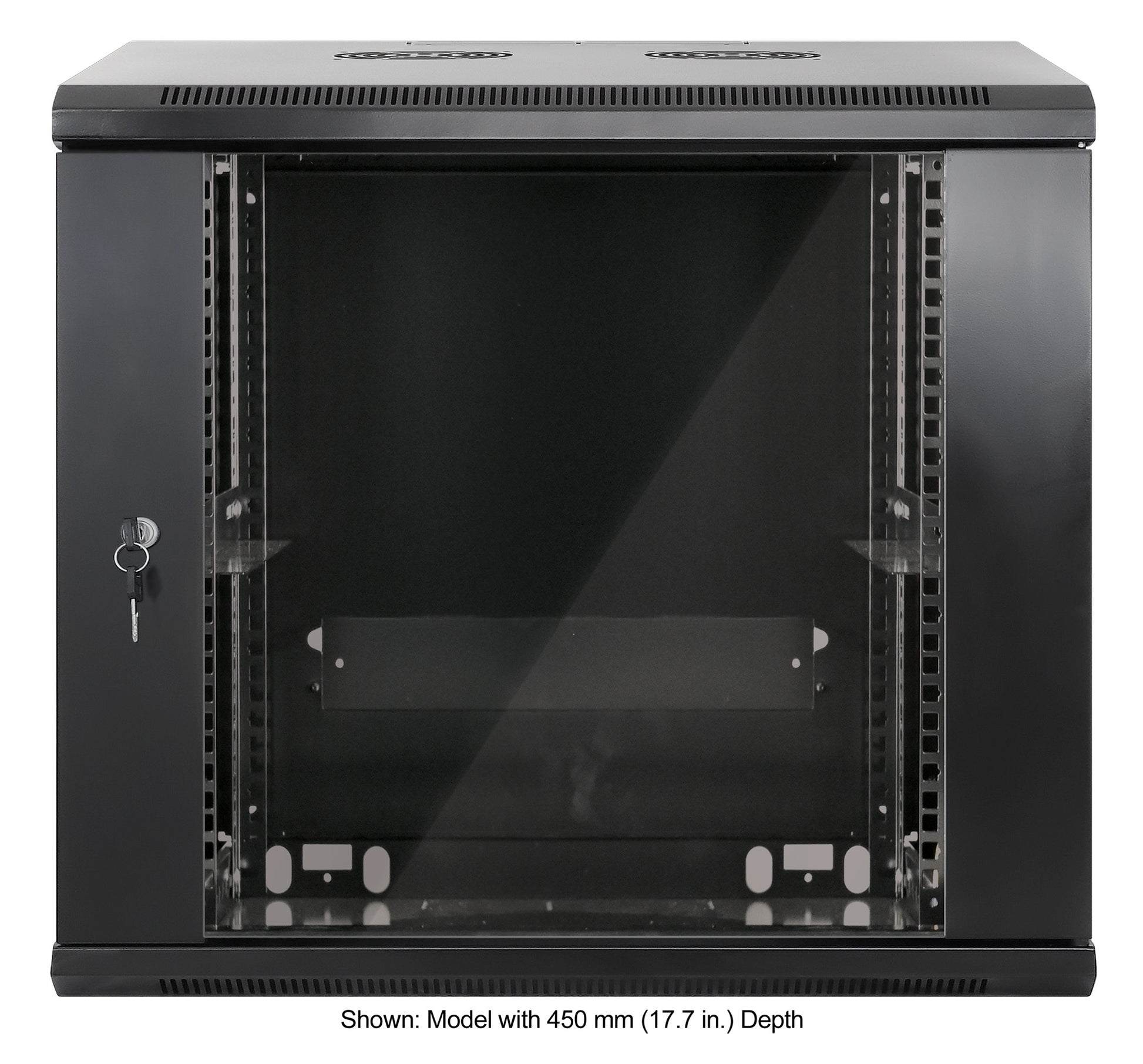 9 HE 19" Netzwerk-Wandverteiler, Standard Line, 600 mm Tiefe, schwarz Image 3