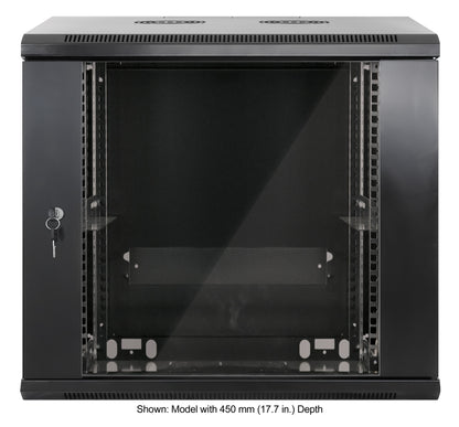 9 HE 19" Netzwerk-Wandverteiler, Standard Line, 600 mm Tiefe, schwarz Image 3