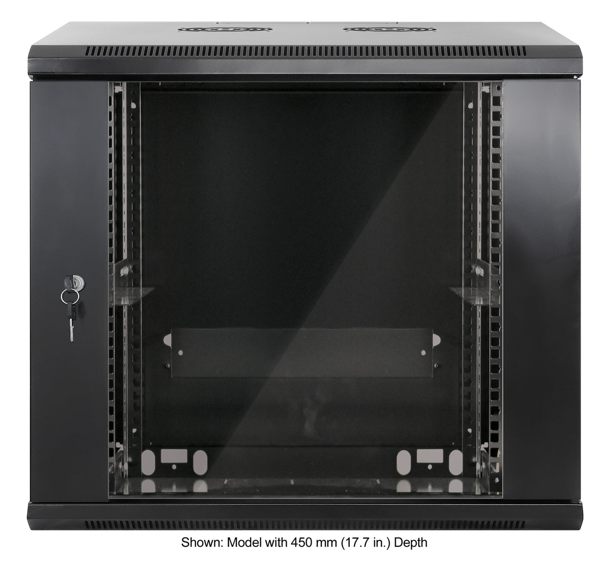 9 HE 19" Netzwerk-Wandverteiler, Standard Line, 600 mm Tiefe, schwarz Image 3