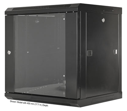 9 HE 19" Netzwerk-Wandverteiler, Standard Line, 600 mm Tiefe, schwarz Image 1