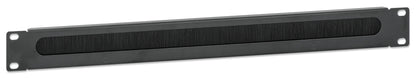 19" Kabeldurchführung, 1 HE, schwarz Image 2