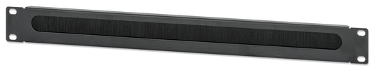 19" Kabeldurchführung, 1 HE, schwarz Image 1