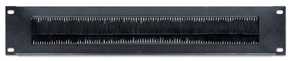 19" Kabeldurchführung, 2 HE, schwarz Image 3