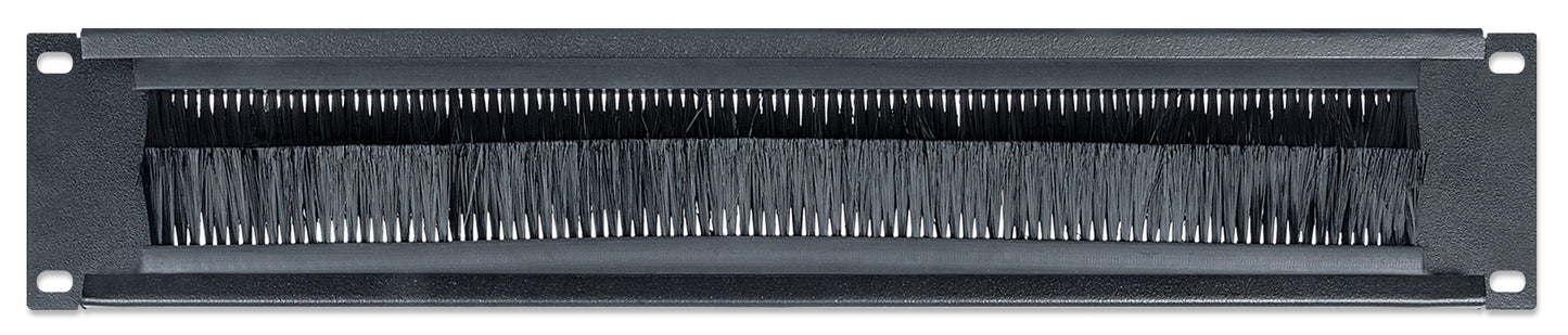 19" Kabeldurchführung, 2 HE, schwarz Image 4