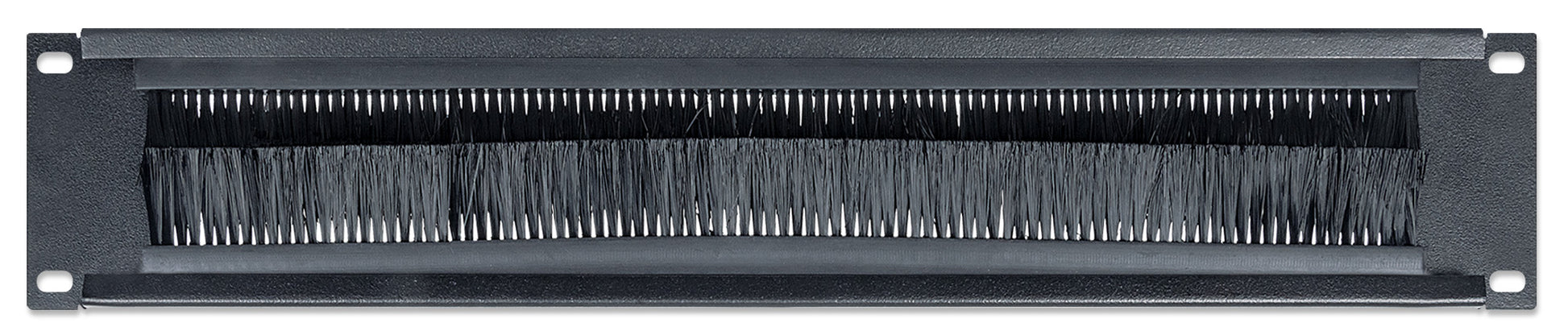 19" Kabeldurchführung, 2 HE, schwarz Image 4