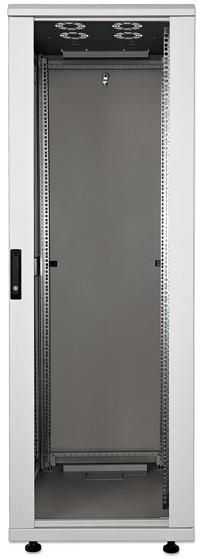 19" Netzwerkschrank, Standard Line, 26 HE, 600 (T) x 600 (B) mm, grau Image 3