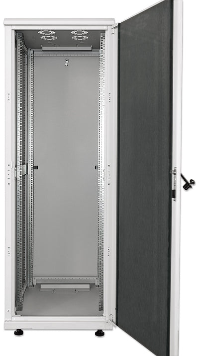19" Netzwerkschrank, Standard Line, 26 HE, 600 (T) x 600 (B) mm, grau Image 5