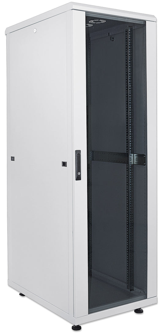19" Netzwerkschrank, Standard Line, 36 HE, 800 (T) x 800 (B) mm, grau Image 2