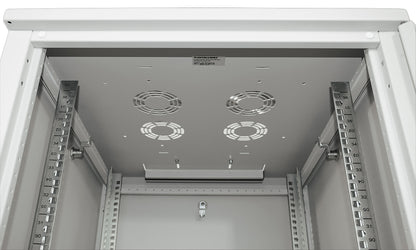 19" Netzwerkschrank, Standard Line, 36 HE, 800 (T) x 800 (B) mm, grau Image 6