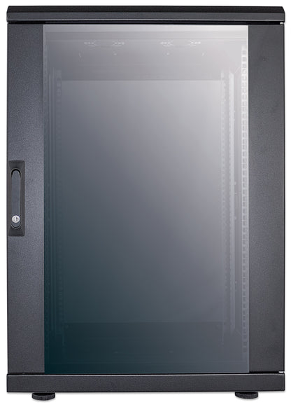 19" Netzwerkschrank, Standard Line, 16 HE, 600 (T) x 600 (B) mm, schwarz Image 3