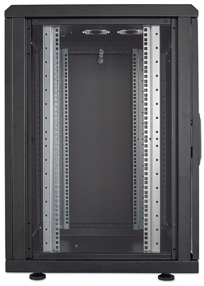 19" Netzwerkschrank, Standard Line, 16 HE, 600 (T) x 600 (B) mm, schwarz Image 4
