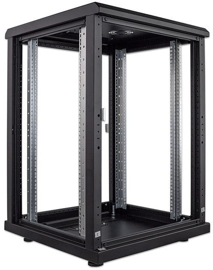 19" Netzwerkschrank, Standard Line, 16 HE, 600 (T) x 600 (B) mm, schwarz Image 6