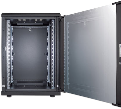19" Netzwerkschrank, Standard Line, 16 HE, 600 (T) x 600 (B) mm, schwarz Image 7