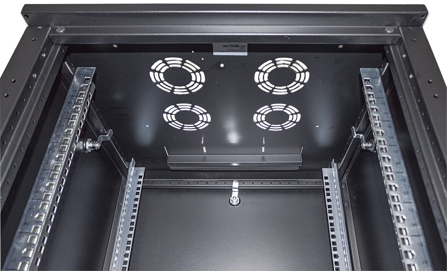 19" Netzwerkschrank, Standard Line, 16 HE, 600 (T) x 600 (B) mm, schwarz Image 9