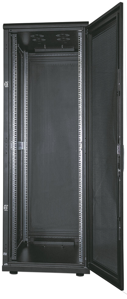 19" Serverschrank, Standard Line, 26 HE, 1000 (T) x 600 (B) mm, schwarz Image 5